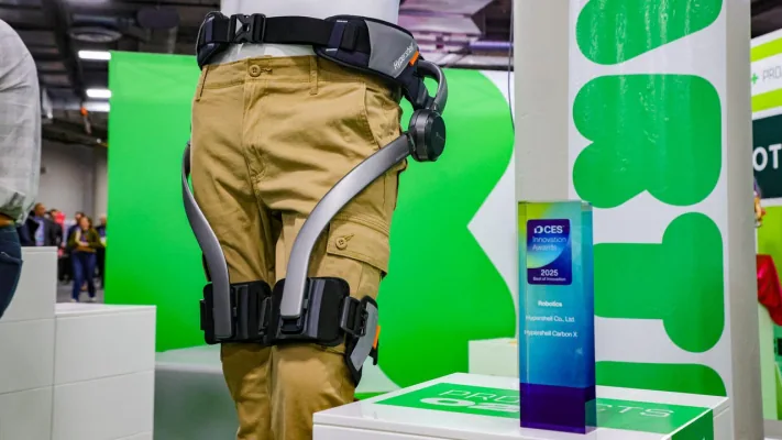 Exoesqueleto Hypershell X: Teste real na CES 2025