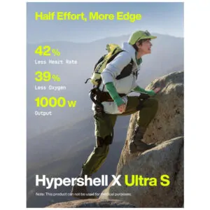 Exoesqueleto Hypershell X Ultra S 1000W 30 km por Carga 12 Modos IA MotionEngine Certificado SGS
